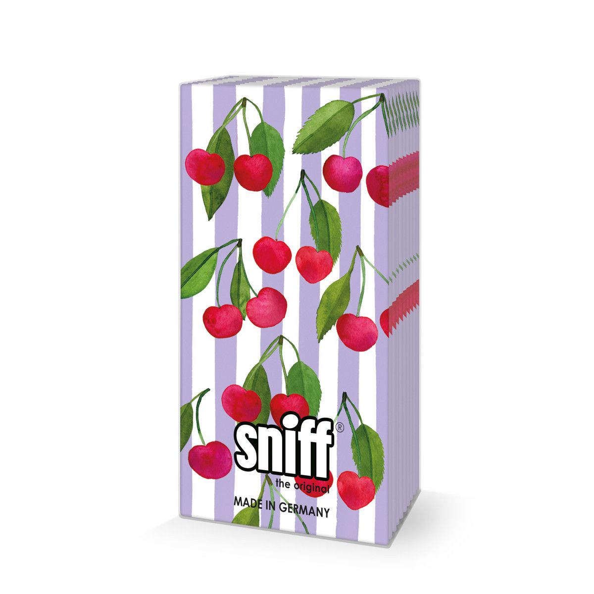 Lenços de Papel Cherry & Stripes