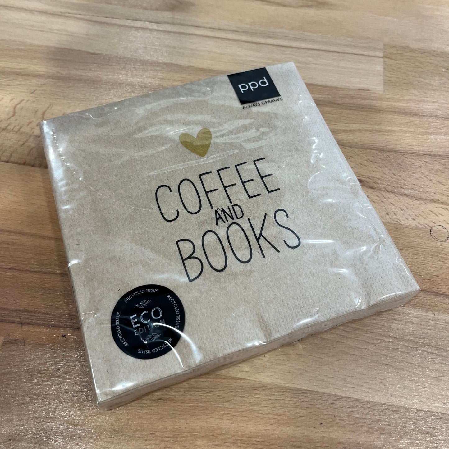 Guardanapos Coffee and Books Eco