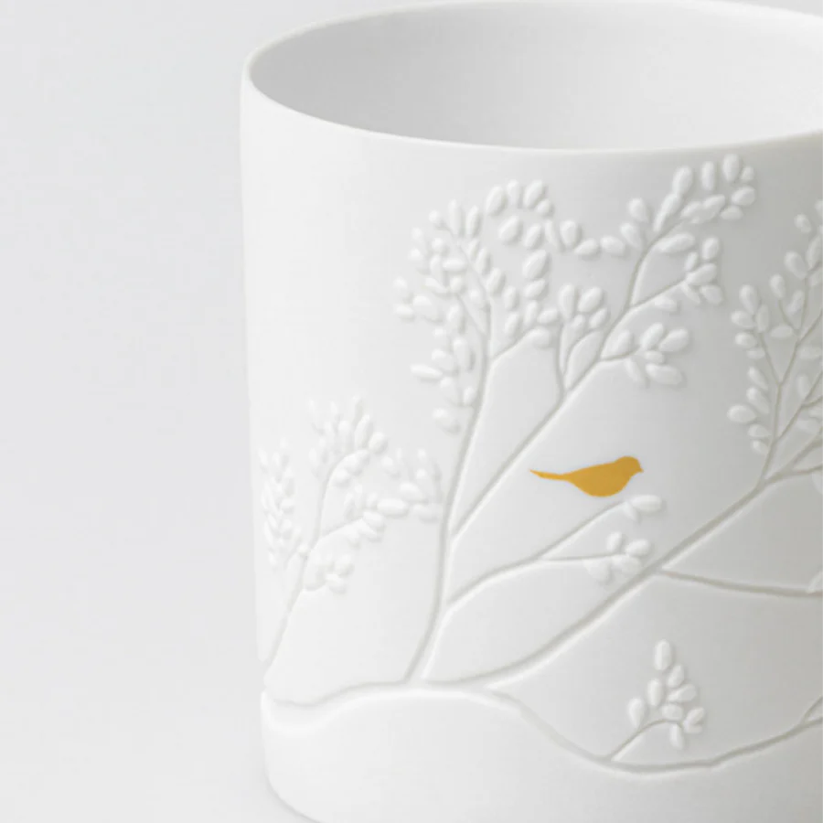 Tealight Pássaro Dourado
