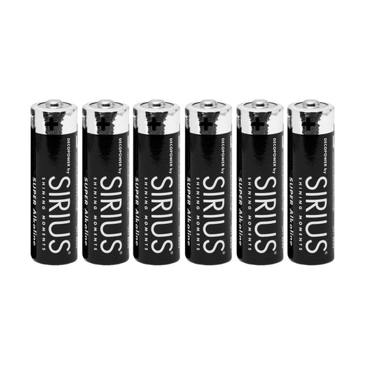 Pilhas Sirius AA 6 Pcs